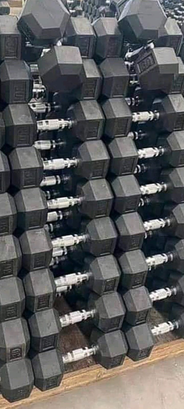 hexagon dumbbell Hex dumbbell